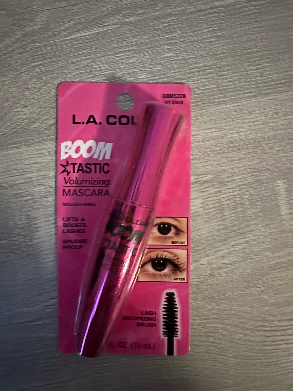 L.A. Colors BoomTastic Volumizing Mascara - Hot Pink Metallic
